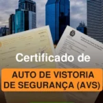 Certificado de manutenção do sistema de segurança